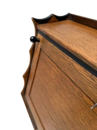 Art Deco Amsterdamse School Drop-Leaf Desk by Willem Penaat for Metz & Co.